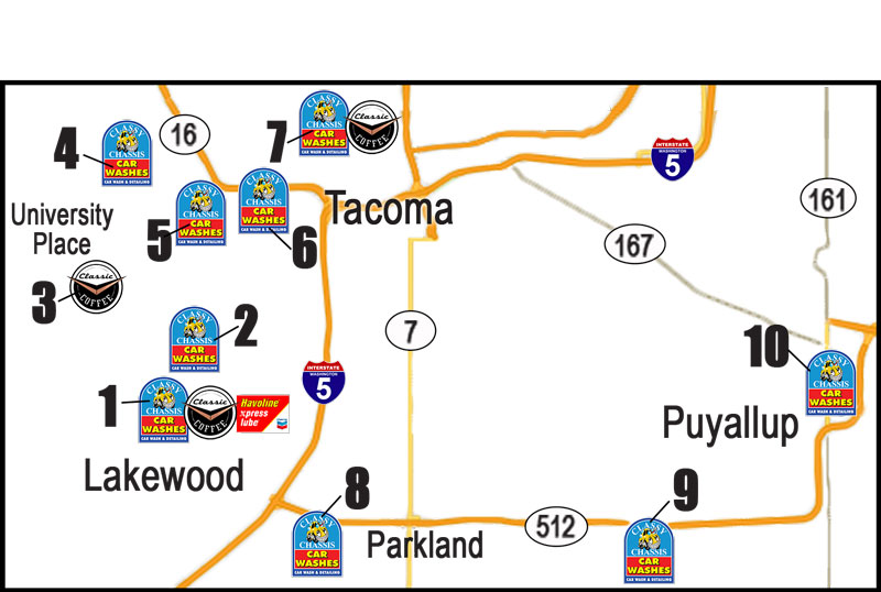 Locations Classy Chassis