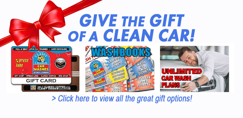 Gift cards, unlimited plans, wash certificates